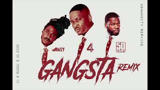 YG Mozzy feat 50 Cent  Gangsta Remix [upl. by Oinotnas143]