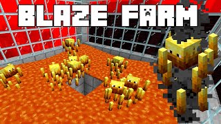 Blaze Farm  Minecraft 116117 Tutorial Java Edition [upl. by Nyletac854]