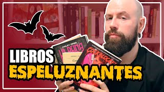 5 LIBROS ESPELUZNANTES Y SANGRIENTOS LIBROS DE TERROR [upl. by Neelyar]