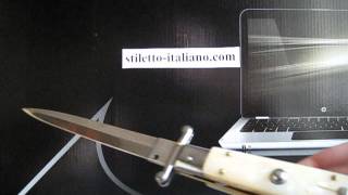 Swinguard stiletto 11quot Dagger Mother of Pearl Frank Beltrame [upl. by Clower895]