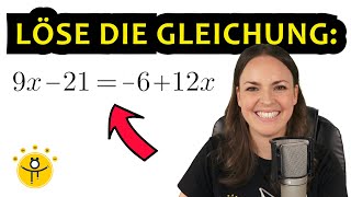 Lineare GLEICHUNGEN lösen einfach erklärt – Gleichung nach x auflösen [upl. by Lamek696]