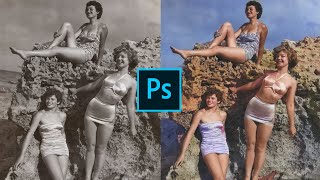 1 Minute Photoshop  Colorize Effect [upl. by Melba587]