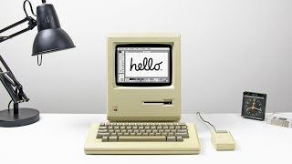 Apple Desk Setup  1984 RETRO Edition [upl. by Initof]