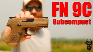 FN FNS 9C First Shots A High Value Subcompact 9mm Pistol [upl. by Rachaba436]