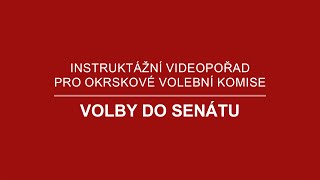 Videopořad pro volby do Senátu Parlamentu ČR 2024 [upl. by Kenwrick]