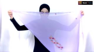 DAK TEROPONG STUDIO  TUTORIAL SHAWL BY TUDUNG BAWAL CT REDZUAN [upl. by Fisuoy]