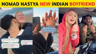 NOMAD NASTYA WITH NEW BOYFRIEND DATING nomadshubhamgirlfriendnomadshubhamandhisgirlfriend [upl. by Rajiv547]