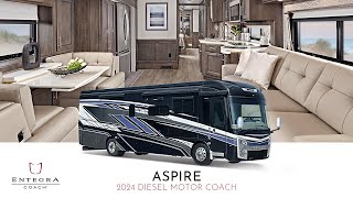 2024 Aspire Walkthrough  Class A Luxury Diesel Motorhome  Entegra Coach [upl. by Drais]