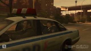 GTA 4  Funny Police Bug HD [upl. by Annawad]