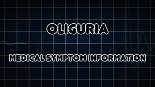 Oliguria Medical Symptom [upl. by Enitsed]