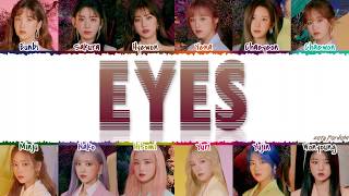 IZONE 아이즈원  EYES Lyrics Color CodedHanRomEng [upl. by Mayman]