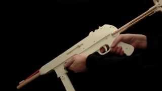 MP40 quotSchmeisserquot Rubberband Gun [upl. by Arlin]