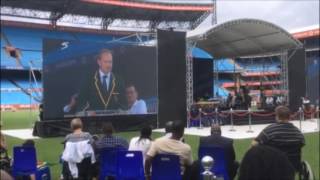 Francois Pienaar pays tribute to Joost van der Westhuizen [upl. by Noirb989]