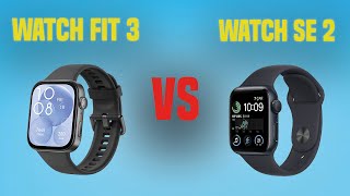 Huawei Watch Fit 3 vs Apple Watch SE 2  Full Specs Compare Smartwatches [upl. by Sadler]