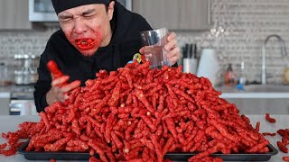 HOT CHEETOS CHALLENGE 20000 CASH BET REMATCH [upl. by Bautram]