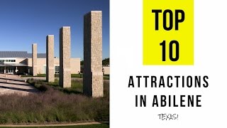 Top 10 Best Tourist Attractions in Abilene  Texas [upl. by Llenrad]