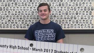 FCHS March 2017 Student of the Month [upl. by Darreg396]