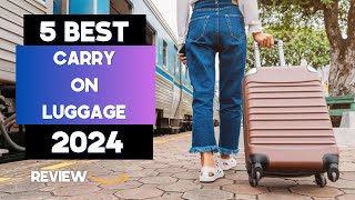 Best CarryOn Luggage 2024 don’t buy one before watching this [upl. by Hodgson]