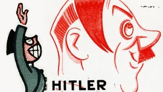 WW2 Propaganda Cartoons In Color Anti Hitler 1940s Cigarette Cards [upl. by Akcire]