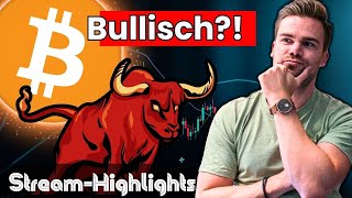 Bitcoin Chartanalyse  die Bullen sind zurück  QampA  KRYPTO StreamHighlights [upl. by Nuawaj]