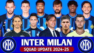 Inter Milan Squad Update For 202425 Season under Simone Inzaghi  Inter Milan New Squad 2024 [upl. by Town]