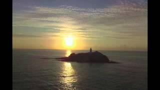 Godrevy Lighthouse Sunset Timelapse [upl. by Celin]