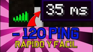 Cómo MEJORAR el PING en Minecraft►Como QUITAR el LAG de Minecraft FUNCIONA😱 [upl. by Ahsimaj]