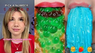 🍕 Text To Speech 🍕 ASMR Satisfying Eating  Bailey Spinn POVs Tiktok Compilations 2023 9 [upl. by Nauqram863]