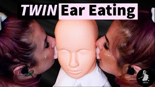 Intense TWIN Ear Eating ASMR No Talking [upl. by Corbet]