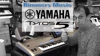 Yamaha Tyros5 Keyboard  Rimmers Music [upl. by Filomena]