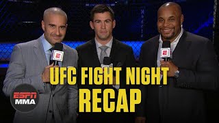 UFC Fight Night Recap Dominick Reyes knocks out Chris Weidman  ESPN MMA [upl. by Llenyt]