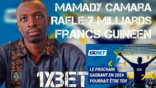 Mamady Camara le jeune guinéen à gagné plus de 7 milliards francs guinéens 1xbetlavie33 [upl. by Archibaldo]