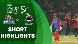 Shorts Highlights  Karachi Kings vs Lahore Qalandars  Match 26  HBL PSL 9  M1Z2U [upl. by Rakia]