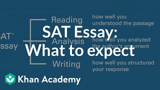 About the SAT Essay What to expect  SAT Tips amp Strategies  SAT  Khan Academy [upl. by Hedberg]