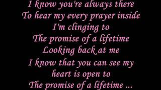 Kutless  Promise of a lifetime Lyrics [upl. by Soisinoid]