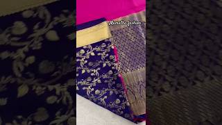 Partly pallu Pure Mysore silk sareesSilk Mark certifiedPrice11999120gsm thickness 9000949464 [upl. by Nehr]