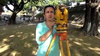 Tutorial Teodolito mecánico TOPCON TL6 Nancy Manrique [upl. by Persson]