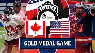 Canada v USA  Gold Medal Game  2024 World Lacrosse Womens Box Championship [upl. by Moncear986]