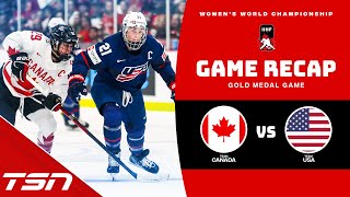 Canada vs USA  2023 IIHF Womens World Championship [upl. by Snider591]