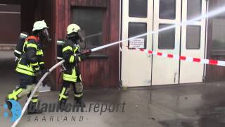 Großübung Feuerwehr St Wendel am 20062015 [upl. by Eradis]