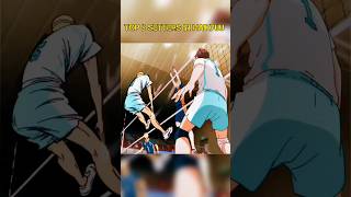 top 5 setters in Haikyuu anime shorts short haikyuu sports shortsvideo viral volleyball ace [upl. by Annodam217]