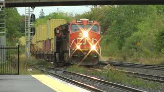 CN Train 149 Westbound Meets CN Train 532 Eastbound September 26 2024 [upl. by Nosaes]