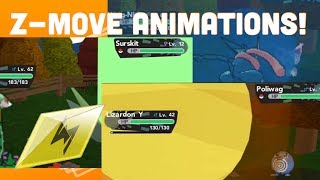 NEW ZMOVE ANIMATIONS  Pokemon Brick Bronze [upl. by Kingsly75]