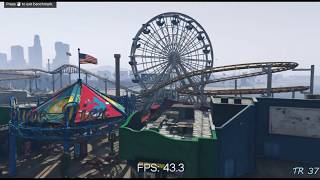 Intel Core i7 7700 amp Radeon RX 550 GTA 5 FPS test [upl. by Mano]