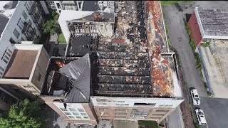 Bell Collier Village building deemed unsafe after fire AFD investigating arson [upl. by Florence94]