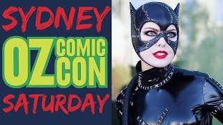 SYDNEY COMICCON 2018 Saturday as Batman Returns Catwoman [upl. by Eylhsa]