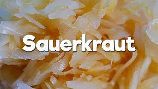 Sauerkraut  Delicious and easy to make [upl. by Marler863]