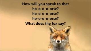 What does the fox say   Ylvis  Lyrics [upl. by Morentz]