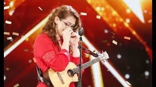 Mandy Harvey Deaf Singer Gets Simons GOLDEN BUZZER on Americas Got Talent [upl. by Aneleve492]