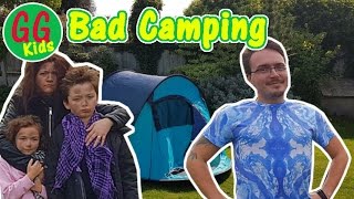 Camping  Dad vs Family  GGKids go camping  Funny Comedy Short video [upl. by Ahsihat]